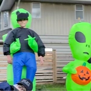 👻 Costume Alien Pick Me Up Inflatable